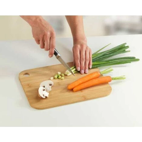 WENKO Planche à Découper S 2en1, Planche à Découper Bois Bambou Et Plateau De Service, Bambou, 23x15 Cm, Marron 4 WENKO Planche à Découper S 2en1, Planche à Découper Bois Bambou Et Plateau De Service, Bambou, 23x15 Cm, Marron – Image 2