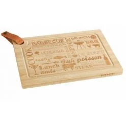 WENKO Planche à Découper Bois, Spécial Steak L