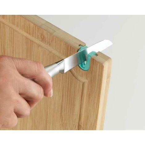 WENKO Planche à Découper Bois Avec Aiguiseur De Couteaux M 5 WENKO Planche à Découper Bois Avec Aiguiseur De Couteaux M – Image 3