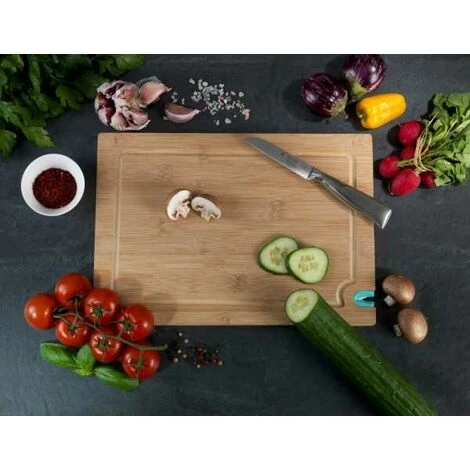 WENKO Planche à Découper Bois Avec Aiguiseur De Couteaux M 7 WENKO Planche à Découper Bois Avec Aiguiseur De Couteaux M – Image 5