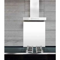 WENKO Fond De Hotte, Crédence Cuisine Verre, Verre Trempé, 60x70 Cm, Blanc -WENKO Soldes 16527820 3