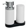 WENKO Station De Lavage Easy-Squeeze, Distributeur Liquide Vaisselle Et Distributeur Savon Liquide, Capacité 250 Ml, Plastique - Silicone, 15x18x7 Cm, Blanc 2 WENKO Station De Lavage Easy-Squeeze, Distributeur Liquide Vaisselle Et Distributeur Savon Liquide, Capacité 250 Ml, Plastique - Silicone, 15x18x7 Cm, Blanc -WENKO Soldes 16527885 1