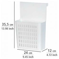 WENKO Panier De Rangement Sous évier, Plastique Blanc, 24x12x35.5 Cm 10 WENKO Panier De Rangement Sous évier, Plastique Blanc, 24x12x35.5 Cm -WENKO Soldes 16527899 4