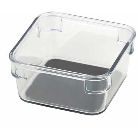 WENKO Organiseur De Tiroir Cube S, Rangement Tiroir, Plastique De Haute Qualité, 9x9x4.5cm, Transparent 3 WENKO Organiseur De Tiroir Cube S, Rangement Tiroir, Plastique De Haute Qualité, 9x9x4.5cm, Transparent