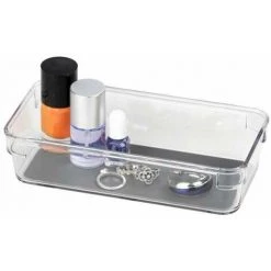 WENKO Organiseur De Tiroir Long S, Rangement Tiroir, Plastique De Haute Qualité, 9x18.5x4.5cm, Transparent 8 WENKO Organiseur De Tiroir Long S, Rangement Tiroir, Plastique De Haute Qualité, 9x18.5x4.5cm, Transparent -WENKO Soldes 16527908 3