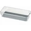 WENKO Organiseur De Tiroir Long M, Rangement Tiroir, Plastique De Haute Qualité, 9x23x4.5cm, Transparent -WENKO Soldes 16527912 1