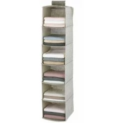 WENKO Etagère Souple à Suspendre, 30 X 30 X 122 Cm, Balance