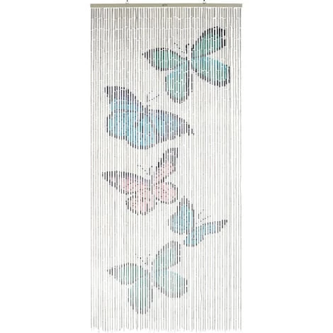 WENKO Rideau Bambou, Rideau De Porte, "papillon", Rideau Mouche, Bambou, 90x200 Cm, Multicolore 3 WENKO Rideau Bambou, Rideau De Porte, "papillon", Rideau Mouche, Bambou, 90x200 Cm, Multicolore