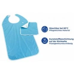 WENKO Tablier Avec Serviette De Table Bleu -WENKO Soldes 16528276 4