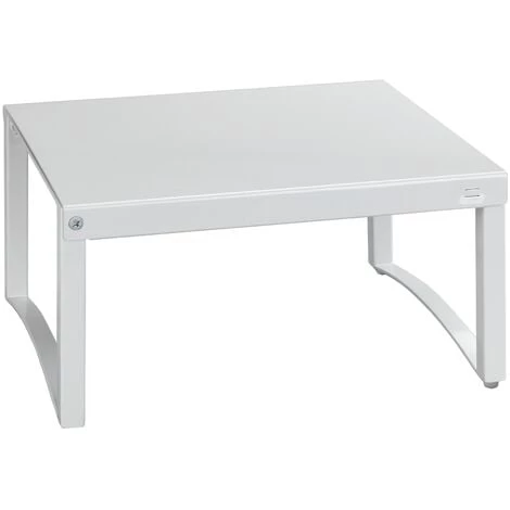 WENKO Demi étagère Télescopique, étagère Pour Un Rangement Optimisé Des Placards De Cuisine, Fer - Plastique, L30-54xH15 Cm, Blanc 3 WENKO Demi étagère Télescopique, étagère Pour Un Rangement Optimisé Des Placards De Cuisine, Fer - Plastique, L30-54xH15 Cm, Blanc