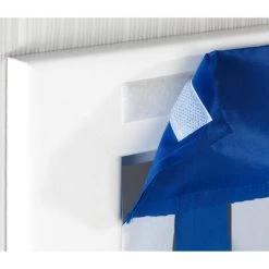 WENKO Rideau De Porte Bleu-blanc, Rideau De Porte Interieur, Fixation Sans Perçage, Facile D'entretien Et Lavable, Polyester, 90x200 Cm, Bleu - Blanc 10 WENKO Rideau De Porte Bleu-blanc, Rideau De Porte Interieur, Fixation Sans Perçage, Facile D'entretien Et Lavable, Polyester, 90x200 Cm, Bleu - Blanc -WENKO Soldes 16528452 4