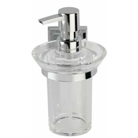 WENKO Distributeur De Savon Liquide Mural Laceno Fixation Sans Perçage Power-Loc®, Capacité 170 Ml, Plastique, 10x17x12,5 Cm, Chromé 4 WENKO Distributeur De Savon Liquide Mural Laceno Fixation Sans Perçage Power-Loc®, Capacité 170 Ml, Plastique, 10x17x12,5 Cm, Chromé – Image 2