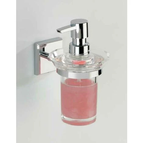 WENKO Distributeur De Savon Liquide Mural Laceno Fixation Sans Perçage Power-Loc®, Capacité 170 Ml, Plastique, 10x17x12,5 Cm, Chromé 6 WENKO Distributeur De Savon Liquide Mural Laceno Fixation Sans Perçage Power-Loc®, Capacité 170 Ml, Plastique, 10x17x12,5 Cm, Chromé – Image 4