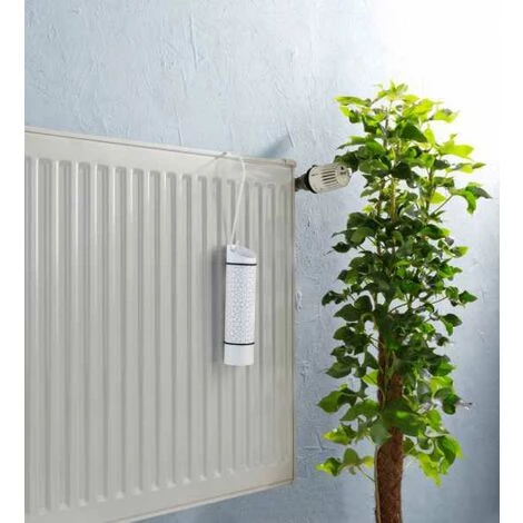 WENKO Saturateur Radiateur Fleurs, Humidificateur D'air à Suspendre Avec Crochet Inclus, Acier Inox, Ø 5x20 Cm, Blanc 4 WENKO Saturateur Radiateur Fleurs, Humidificateur D'air à Suspendre Avec Crochet Inclus, Acier Inox, Ø 5x20 Cm, Blanc – Image 2