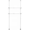 WENKO Barre Porte Vêtements Herkules, Pièce Détachée Pour Système De Rangement Télescopique Herkules, Lot De 2, Métal, Ø 3 X 75 - 120 Cm, Blanc 1 WENKO Barre Porte Vêtements Herkules, Pièce Détachée Pour Système De Rangement Télescopique Herkules, Lot De 2, Métal, Ø 3 X 75 - 120 Cm, Blanc -WENKO Soldes 16636193 1