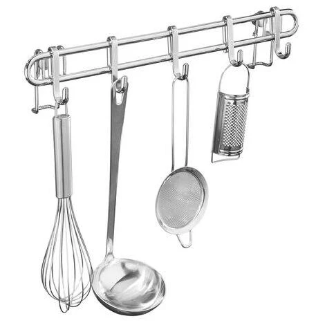 Rail à Crochets "Turbo-Loc", 5 Crochets Wenko 3 Rail à Crochets "Turbo-Loc", 5 Crochets Wenko