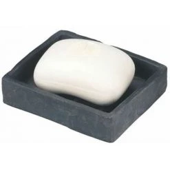 WENKO Set D'accessoires De Salle De Bain, Distributeur Savon Liquide, Gobelet Brosse à Dent, Porte Savon, Brosse WC, Slate Rock, Effet Ardoise 10 WENKO Set D'accessoires De Salle De Bain, Distributeur Savon Liquide, Gobelet Brosse à Dent, Porte Savon, Brosse WC, Slate Rock, Effet Ardoise -WENKO Soldes 18938975 4