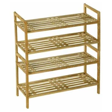 WENKO Meuble à Chaussures, étagère Chaussure Bois, Bois Noyer, Norway, Lot De 2 3 WENKO Meuble à Chaussures, étagère Chaussure Bois, Bois Noyer, Norway, Lot De 2