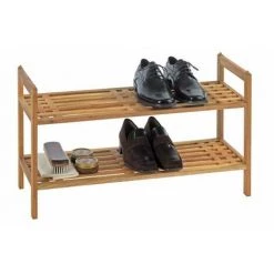WENKO Meuble à Chaussures, étagère Chaussure Bois, Bois Noyer, Norway, Lot De 2 8 WENKO Meuble à Chaussures, étagère Chaussure Bois, Bois Noyer, Norway, Lot De 2 -WENKO Soldes 18938984 3