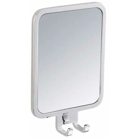 WENKO Miroir Anti Buée Premium Plus, Miroir Cosmétique Mural, Acier Inox, 13,5x20,5x6,5 Cm, Brillant 3 WENKO Miroir Anti Buée Premium Plus, Miroir Cosmétique Mural, Acier Inox, 13,5x20,5x6,5 Cm, Brillant