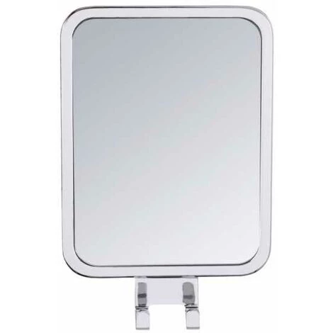 WENKO Miroir Anti Buée Premium Plus, Miroir Cosmétique Mural, Acier Inox, 13,5x20,5x6,5 Cm, Brillant 4 WENKO Miroir Anti Buée Premium Plus, Miroir Cosmétique Mural, Acier Inox, 13,5x20,5x6,5 Cm, Brillant – Image 2