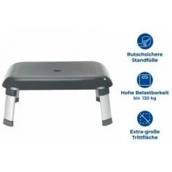 WENKO Marche Pied Salle De Bain Et WC, Marche Pied Enfant Et Adulte, Secura Premium, Aluminium - Plastique, 46,5x20x36 Cm, Gris 9 WENKO Marche Pied Salle De Bain Et WC, Marche Pied Enfant Et Adulte, Secura Premium, Aluminium - Plastique, 46,5x20x36 Cm, Gris -WENKO Soldes 18939142 3