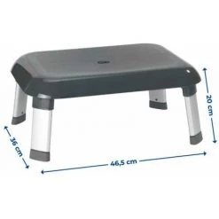 WENKO Marche Pied Salle De Bain Et WC, Marche Pied Enfant Et Adulte, Secura Premium, Aluminium - Plastique, 46,5x20x36 Cm, Gris 10 WENKO Marche Pied Salle De Bain Et WC, Marche Pied Enfant Et Adulte, Secura Premium, Aluminium - Plastique, 46,5x20x36 Cm, Gris -WENKO Soldes 18939142 4