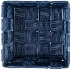 WENKO Petit Panier Salle De Bain Adria Mini Square, rangement Salle De Bain, Polypropylène, 14x9x14 Cm, Bleu Foncé 8 WENKO Petit Panier Salle De Bain Adria Mini Square, rangement Salle De Bain, Polypropylène, 14x9x14 Cm, Bleu Foncé -WENKO Soldes 18939185 3