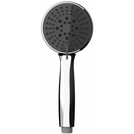 WENKO Pommeau De Douche Basic, Pommeau De Douche 5 Jets, Pommeau De Douche Universel Avec Embout Standard 1/2", Nettoyage Facile Du Calcaire, Plastique Chromé De Haute Qualité, ø10 Cm, Gris 3 WENKO Pommeau De Douche Basic, Pommeau De Douche 5 Jets, Pommeau De Douche Universel Avec Embout Standard 1/2", Nettoyage Facile Du Calcaire, Plastique Chromé De Haute Qualité, ø10 Cm, Gris