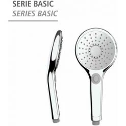WENKO Pommeau De Douche Basic, Pommeau De Douche 3 Jets, Pommeau De Douche Universel Avec Embout Standard 1/2", Nettoyage Facile Du Calcaire, Plastique Chromé De Haute Qualité, ø12 Cm, Brillant 8 WENKO Pommeau De Douche Basic, Pommeau De Douche 3 Jets, Pommeau De Douche Universel Avec Embout Standard 1/2", Nettoyage Facile Du Calcaire, Plastique Chromé De Haute Qualité, ø12 Cm, Brillant -WENKO Soldes 18939245 2