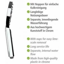 WENKO Pommeau De Douche, 3 Jets, Design Chromé 11 WENKO Pommeau De Douche, 3 Jets, Design Chromé -WENKO Soldes 18939255 5