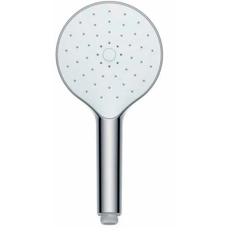 WENKO Pommeau De Douche Automatic Cleaning, Pommeau De Douche Anticalcaire, Avec Buses Autonettoyantes Prévenant L'apparition De Calcaire, Embout Universel 1/2", Plastique ABS, ø12 Cm, Blanc - Chromé 3 WENKO Pommeau De Douche Automatic Cleaning, Pommeau De Douche Anticalcaire, Avec Buses Autonettoyantes Prévenant L'apparition De Calcaire, Embout Universel 1/2", Plastique ABS, ø12 Cm, Blanc - Chromé