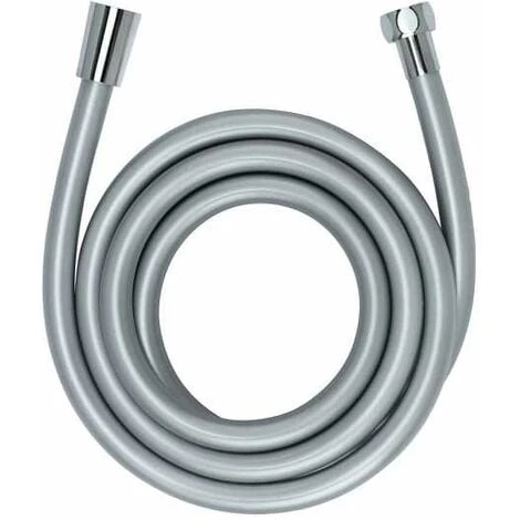 WENKO Flexible De Douche Design, Tuyau De Douche Avec Gainage Protection Anti-torsion, Embout Universel 1/2", Plastique, Longueur 175 Cm, Finition Argent 3 WENKO Flexible De Douche Design, Tuyau De Douche Avec Gainage Protection Anti-torsion, Embout Universel 1/2", Plastique, Longueur 175 Cm, Finition Argent