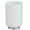 WENKO Gobelet Salle De Bain Posa, Porte Brosse à Dent, Plastique Sans BPA, Ø 7x11 Cm, Blanc/Chromé 2 WENKO Gobelet Salle De Bain Posa, Porte Brosse à Dent, Plastique Sans BPA, Ø 7x11 Cm, Blanc/Chromé -WENKO Soldes 18939352 1