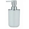 WENKO Distributeur Savon Liquide Posa, Capacité 330 Ml, Plastique, 7x16,5x8 Cm, Blanc/Chromé 2 WENKO Distributeur Savon Liquide Posa, Capacité 330 Ml, Plastique, 7x16,5x8 Cm, Blanc/Chromé -WENKO Soldes 18939358 1