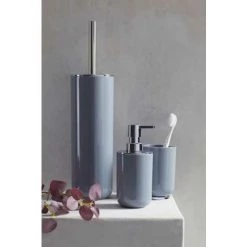 WENKO Distributeur Savon Liquide Posa, Capacité 330 Ml, Plastique, 7x16,5x8 Cm, Gris/Chromé 7 WENKO Distributeur Savon Liquide Posa, Capacité 330 Ml, Plastique, 7x16,5x8 Cm, Gris/Chromé -WENKO Soldes 18939377 3