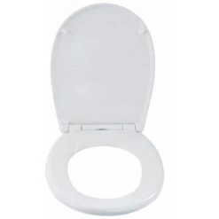 WENKO Abattant WC Avec Frein De Chute Vorno, Abattant WC Clipsable, Fixation Acier Inox "fix Clip" Duroplastique Antibactérien, 35x44,5 Cm, Blanc 9 WENKO Abattant WC Avec Frein De Chute Vorno, Abattant WC Clipsable, Fixation Acier Inox "fix Clip" Duroplastique Antibactérien, 35x44,5 Cm, Blanc -WENKO Soldes 18939392 3