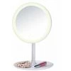 WENKO Miroir LED Maquillage Sur Pied, Miroir Rond Ø 18 Cm, Turro 1 WENKO Miroir LED Maquillage Sur Pied, Miroir Rond Ø 18 Cm, Turro -WENKO Soldes 18939404 1