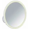 WENKO Miroir Maquillage LED, Miroir Grossissant Ventouse X5, Ø 18.5 Cm, Isola -WENKO Soldes 18939414 1
