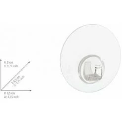 WENKO Static-Loc® Crochet Uno Transparent 11 WENKO Static-Loc® Crochet Uno Transparent -WENKO Soldes 18939458 5