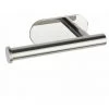 WENKO Dérouleur Papier Toilette Mural Orea Shine, Porte Papier Toilette Mural Fixation Sans Perçage Turbo-Loc®, Acier Inox, 16x4,5x7 Cm, Brillant -WENKO Soldes 18939643 1