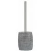 WENKO Brosse WC Gilba, Brosse WC Noire, Polyrésine Effet écaille, Ø 11,3x37 Cm, Gris - Blanc 1 WENKO Brosse WC Gilba, Brosse WC Noire, Polyrésine Effet écaille, Ø 11,3x37 Cm, Gris - Blanc -WENKO Soldes 18939810 1