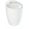 WENKO Tabouret Panier à Linge Salle De Bain 2en1 Candy, Panier à Linge Et Tabouret Salle De Bain, Capacité 20L, Plastique Sans BPA, Ø 36x50,5 Cm, Blanc Mat 2 WENKO Tabouret Panier à Linge Salle De Bain 2en1 Candy, Panier à Linge Et Tabouret Salle De Bain, Capacité 20L, Plastique Sans BPA, Ø 36x50,5 Cm, Blanc Mat -WENKO Soldes 18939838 1