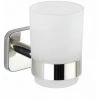 WENKO Porte Brosse à Dent Mural Uno Mezzano, Gobelet Salle De Bain Mural, Acier Inox - Verre Satiné, 7x9,5x10,5 Cm, Brillant 1 WENKO Porte Brosse à Dent Mural Uno Mezzano, Gobelet Salle De Bain Mural, Acier Inox - Verre Satiné, 7x9,5x10,5 Cm, Brillant -WENKO Soldes 18939937 1