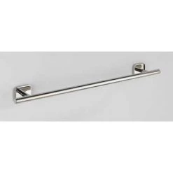 WENKO Porte Serviette Salle De Bain Mural Uno Mezzano, Barre Porte-serviettes Mural, Acier Inox, 60x5,5x7 Cm, Brillant -WENKO Soldes 18939945 3