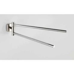WENKO Porte Serviette Salle De Bain Mural Mezzano, Barre Porte-serviettes Mural Avec 2 Bras Mobiles, Acier Inox, 5,5x9x41,5 Cm, Brillant 9 WENKO Porte Serviette Salle De Bain Mural Mezzano, Barre Porte-serviettes Mural Avec 2 Bras Mobiles, Acier Inox, 5,5x9x41,5 Cm, Brillant -WENKO Soldes 18939948 3