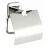WENKO Porte Papier Toilette Mural Mezzano, Dérouleur Papier Toilette Mural Avec Couvercle, Acier Inox, 15x13x7 Cm, Brillant 2 WENKO Porte Papier Toilette Mural Mezzano, Dérouleur Papier Toilette Mural Avec Couvercle, Acier Inox, 15x13x7 Cm, Brillant -WENKO Soldes 18939957 1