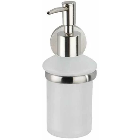 WENKO Distributeur Savon Liquide Mural Cuba, Capacité 180 Ml, Zinc, 7x17x11,5 Cm, Mat 4 WENKO Distributeur Savon Liquide Mural Cuba, Capacité 180 Ml, Zinc, 7x17x11,5 Cm, Mat – Image 2