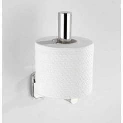 WENKO Stockeur Papier Toilette Mural Mezzano, Rangement Papier Toilette Mural, Acier Inox, 7,5x18,5x12,5 Cm, Brillant 9 WENKO Stockeur Papier Toilette Mural Mezzano, Rangement Papier Toilette Mural, Acier Inox, 7,5x18,5x12,5 Cm, Brillant -WENKO Soldes 18940003 3