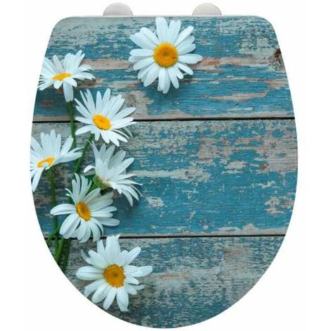 WENKO Abattant WC Original Asteride, Abattant WC Avec Frein De Chute, Clipsable, Fixation Inox, Thermoplastique, 36,5x45 Cm, Multicolore 3 WENKO Abattant WC Original Asteride, Abattant WC Avec Frein De Chute, Clipsable, Fixation Inox, Thermoplastique, 36,5x45 Cm, Multicolore